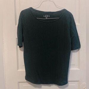 Dark Gray/Green LOFT Top
